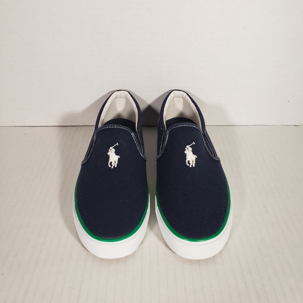 NWOT Boy's Ralph Lauren Polo Morees Low Sneakers - Picture 4 of 6